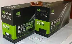 2x NVIDIA GeForce GTX 1080 8GB GDDR5 PCI Express 3.0 Video Graphics Card GPU