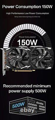 AMD RX 580 8GB 2048SP Gaming Graphics Card GDDR5 256Bit PCI-E 3.0 ×16 8Pin Radeo