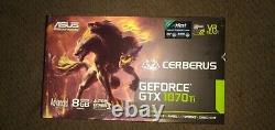 ASUS Cerberus GeForce GTX 1070 Ti 8GB GDDR5 Graphics Card Runs Perfect