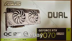 ASUS Dual GeForce RTX 4070 SUPER White OC Edition DUAL-RTX4070S-O12G-WHITE NEW