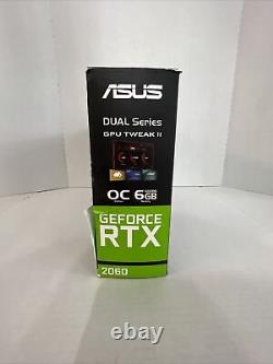 ASUS GeForce RTX 2060 Overclocked 6G GDDR6 Dual-Fan OC Edition VR Ready HDMI Di