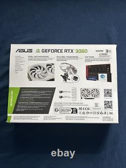 ASUS NVIDIA GeForce RTX 3060Ti Dual OC 8GB GDDR6X Video Graphics Card White