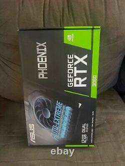ASUS Phoenix NVIDIA GeForce RTX 3060 12GB GDDR6 Graphics Card (PH-RTX3060-12G)