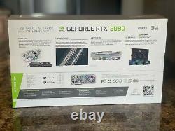 ASUS ROG Strix RTX 3080 V2 OC White Edition 10GB LHR GDDR6X GPU NEW SEALED