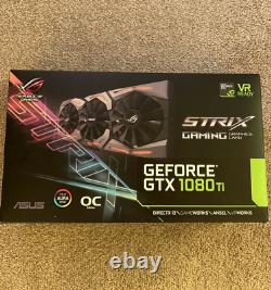 ASUS Rog STRIX GeForce GTX 1080 11GB Ti GDDR5X Graphic Card Used