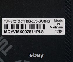 ASUS TUF Gaming GeForce GTX 1660 Ti 6GB GDDR6 GPU TUF-GTX1660TI-T6G-EVO-GAMING