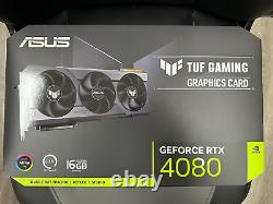 ASUS TUF Gaming GeForce RTX 4080 16GB GDDR6X Graphics Card In Hand Ready To Ship