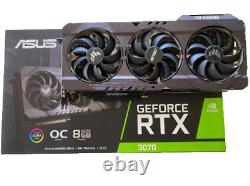 ASUS TUF GeForce RTX 3070 OC 8GB GDDR6 Graphics Card