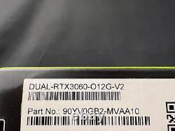 Asus Dual Nvidia GeForce RTX 3060 V2 OC Edition 12GB GDDR6 Gaming Graphics Card