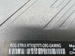 Asus ROG Strix GeForce RTX 3070 Ti OC 8GB GDDR6X Graphics Card Used