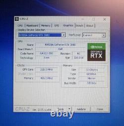 Dell Nvidia Alienware RTX 3080 OEM 10GB GDDR6X Gaming Graphics Card FREE SHIP