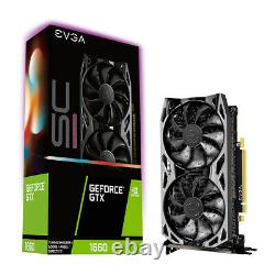 EVGA 06G-P4-1067-KR GeForce GTX 1660 SC Ultra Gaming 6GB GDDR5 Dual Fan GPU