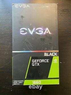 EVGA GEFORCE GTX 1660 XC BLACK GAMING 6GB GDDR5 Used Once