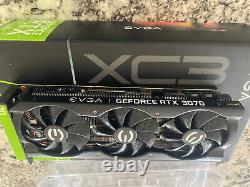 EVGA GeForce RTX 3070 XC3 8GB GDDR6 Graphic Card (08GP53755KL)