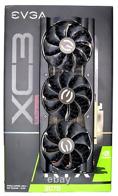 EVGA GeForce RTX 3070 XC3 ULTRA GAMING 8GB GDDR6 GPU Non-LHR 08G-P5-3755-KR