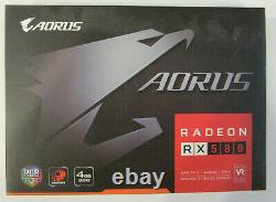 GIGABYTE AORUS Radeon RX 580 4GB GDDR5 PCIE 3.0 x16 CrossFireX GV-RX580AORUS-4GD