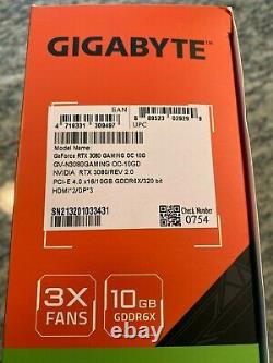 GIGABYTE GeForce RTX 3080 GAMING OC 10GB GDDR6X PCIe 4.0 Graphics Card
