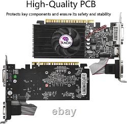 Geforce GT 730 4GB Graphics Card, 128Bit GDDR3 Pcie X16 Low Profile Computer GPU