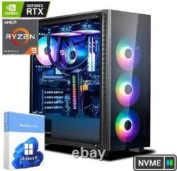 High End Gaming PC RTX 3090 Ryzen 9 5900x Water Cooling 32GB Ram NVME