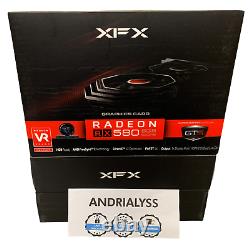 IN HAND XFX Radeon RX 580 GTS Black Edition 8GB GDDR5 PCIe 3.0 GPU New