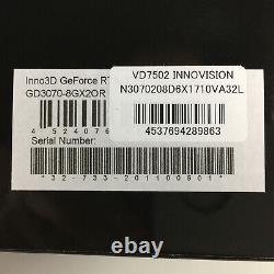 Inno3D NVIDIA GeForce RTX 3070 Twin X2 OC 8GB GDDR6 FHR Graphics Card Brand New