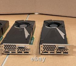 Lot Of 3 Dell NVIDIA GeForce GTX 1080 8GB GDDR5X Graphics Card