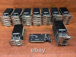 Lot of 44X MSI NVIDIA GeForce GT 710 2GB GDDR3 (2GD3H LP) PCIe Graphics cards