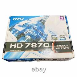 MSI ATI Radeon HD 7870 2 GB GDDR5 PCI Express 3.0 x16 Desktop Video Card