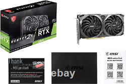 MSI Gaming RTX 3060 12GB GDDR6 Graphics 15 Gbps, Twin Fans HDMI/DP, PCIe 4 3Y W