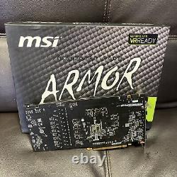 MSI GeForce GTX 1070 ARMOR OC 8G GDDR5 PCI Express 3.0 x16 SLI Video Card