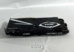 MSI GeForce GTX 1080 Ti DUKE 11G OC GDDR5X 352-bit Gaming Graphics Video Card