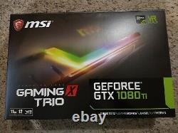 MSI GeForce GTX 1080 Ti Gaming X TRIO Overclocked Triple Fan 11GB GDDR5X PCIe