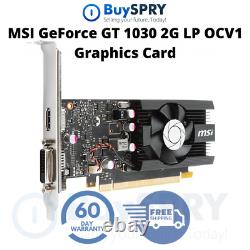MSI GeForce GT 1030? 2GB 2GD4 GDDR4 LP OCv1 PCI-E? Video Graphics Card