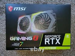MSI GeForce RTX 2070 Super GAMING X 8GB GDDR6 PCIE 3.0 NVIDIA Graphics Card