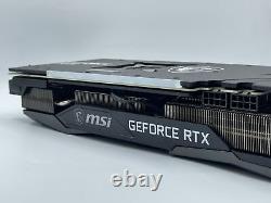 MSI GeForce RTX 3060 Gaming X Trio 12GB GDDR6 Graphics Card Black For Parts