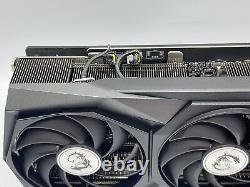 MSI GeForce RTX 3060 Gaming X Trio 12GB GDDR6 Graphics Card Black For Parts