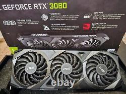 MSI GeForce RTX 3080 Ventus 3X 10G OC 10GB GDDR6X Graphics Card UPC0824142228265