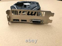 MSI NVIDIA GeForce GTX1050Ti 4GB GDDR5 PCI-E Video Card DP DVI HDMI