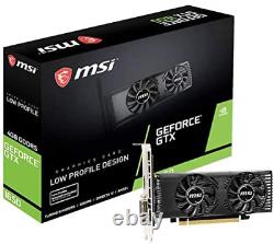 MSI NVIDIA GeForce GTX 1650 4GT LP 4GB GDDR5 HDMI / DL-DVI-D PCI-Express DHL
