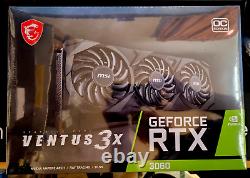 MSI NVIDIA GeForce RTX 3060 12 GB GDDR6 Graphic Card 3X OC Gaming Super #3060