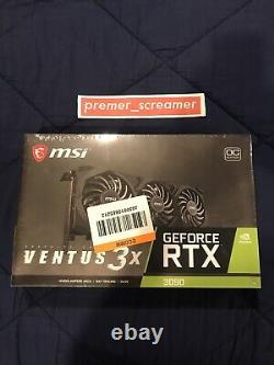 MSI NVIDIA Geforce RTX 3090 VENTUS 3X 24G OC BV 24GB GDDR6X PCI Express 4