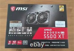 MSI RADEON RX 5500 XT MECH 4G OC PCI Express 4.0 4GB GDDR6 Graphics Card AMD