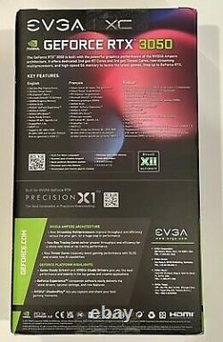 NEWithSEALED EVGA NVIDIA GeForce RTX 3050 XC 8GB GDDR6 GPU 08G-P5-3553-KR
