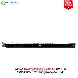 NVIDIA Quadro M4000 8192MB GDDR5 GPU GM204 PCIe x 16 3.0 4x DisplayPort 1.4a