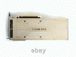 NVIDIA Titan RTX 24GB GPU GDDR6 PCIe 3.0 CUDA Graphics Video Card