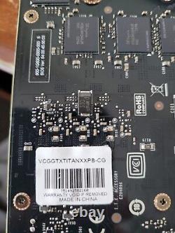 Nvidia Geforce Gtx Titan X 12gb Gddr5 Vcggtxtitanxxpb-cg
