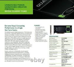 Nvidia Quadro P4000 8GB GDDR5 256-bit 243 GB/s PCI-e 3.0 5K VR Graphics Card