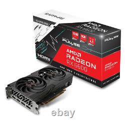 Open Box Sapphire Pulse AMD Radeon RX 6600 8GB GDDR6 Gaming Graphics Card