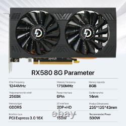 PELADN Radeon RX580 8GB 256bit GDDR5 PCI-E 3.0 gaming mining