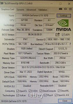 PNY GeForce GTX 1070 8Gb GDDR5 Graphics Card
